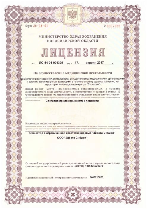 Лицензия 1